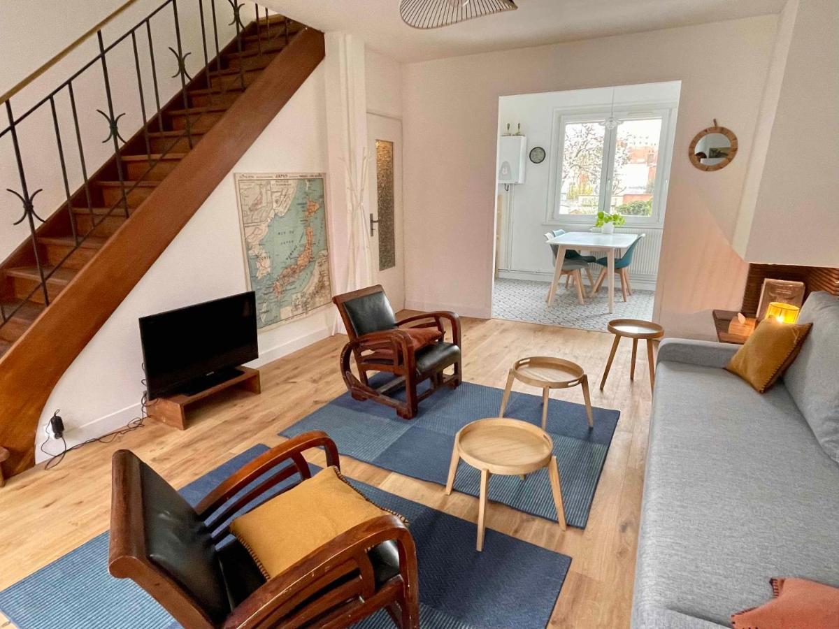 Willa La Chambre Jaune Maison Avec Grande Terrasse Et Garage Prive Lille Zewnętrze zdjęcie
