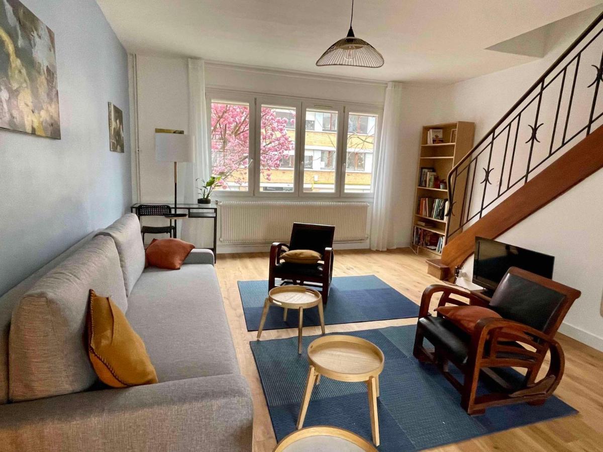 Willa La Chambre Jaune Maison Avec Grande Terrasse Et Garage Prive Lille Zewnętrze zdjęcie