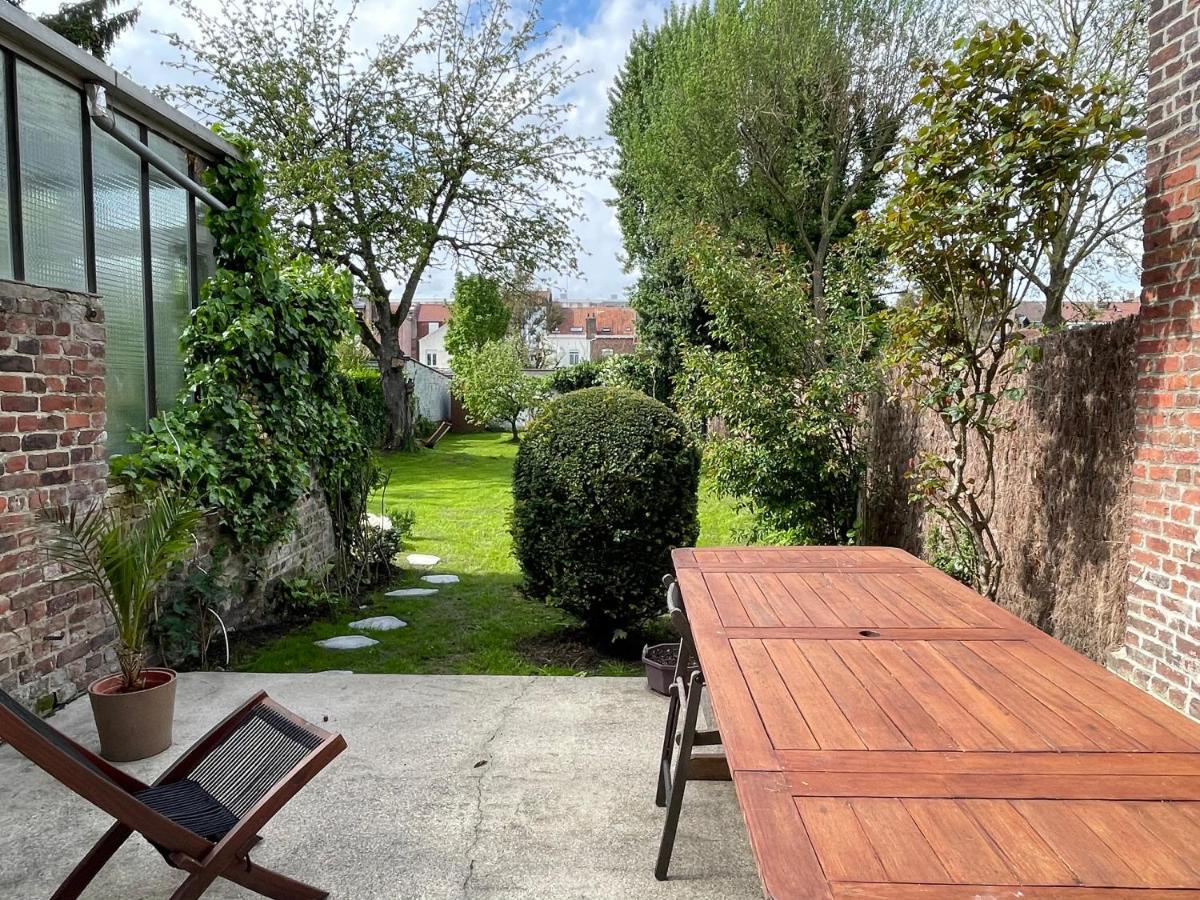 Willa La Chambre Jaune Maison Avec Grande Terrasse Et Garage Prive Lille Zewnętrze zdjęcie