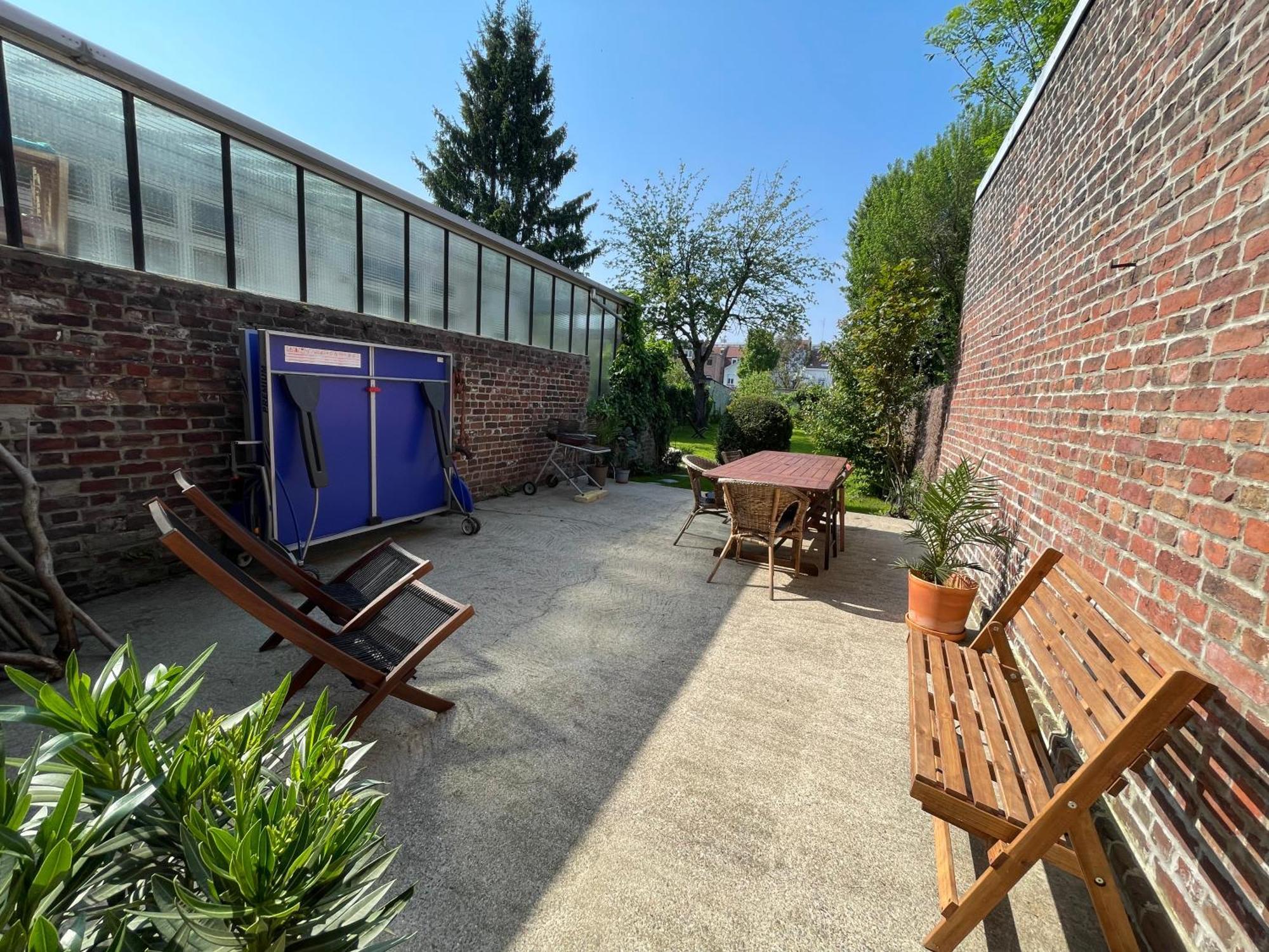 Willa La Chambre Jaune Maison Avec Grande Terrasse Et Garage Prive Lille Zewnętrze zdjęcie